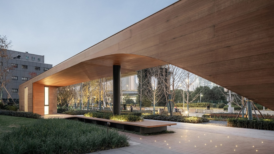caoxi road pocket park shanghai by viascape design