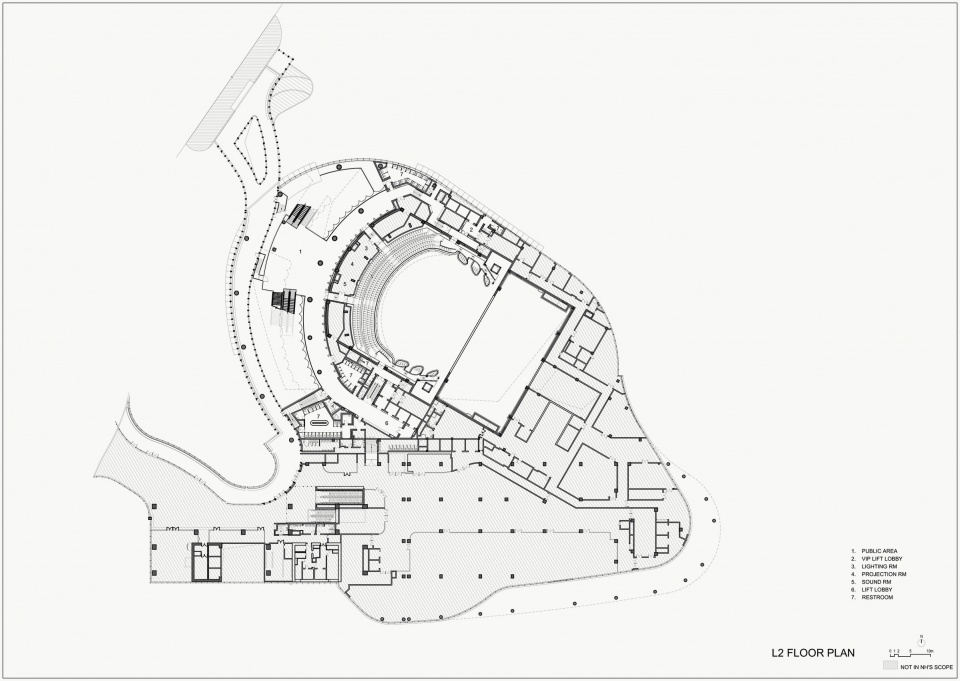 cultural arena new bund 31 performing arts center by nerihu design and research office