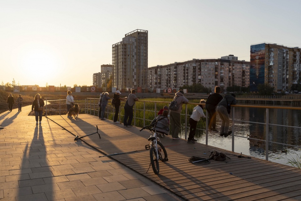 Revitalisation of Tikhoye lake by Novascape Brusnika Design
