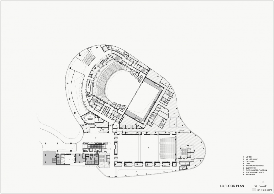 cultural arena new bund 31 performing arts center by nerihu design and research office