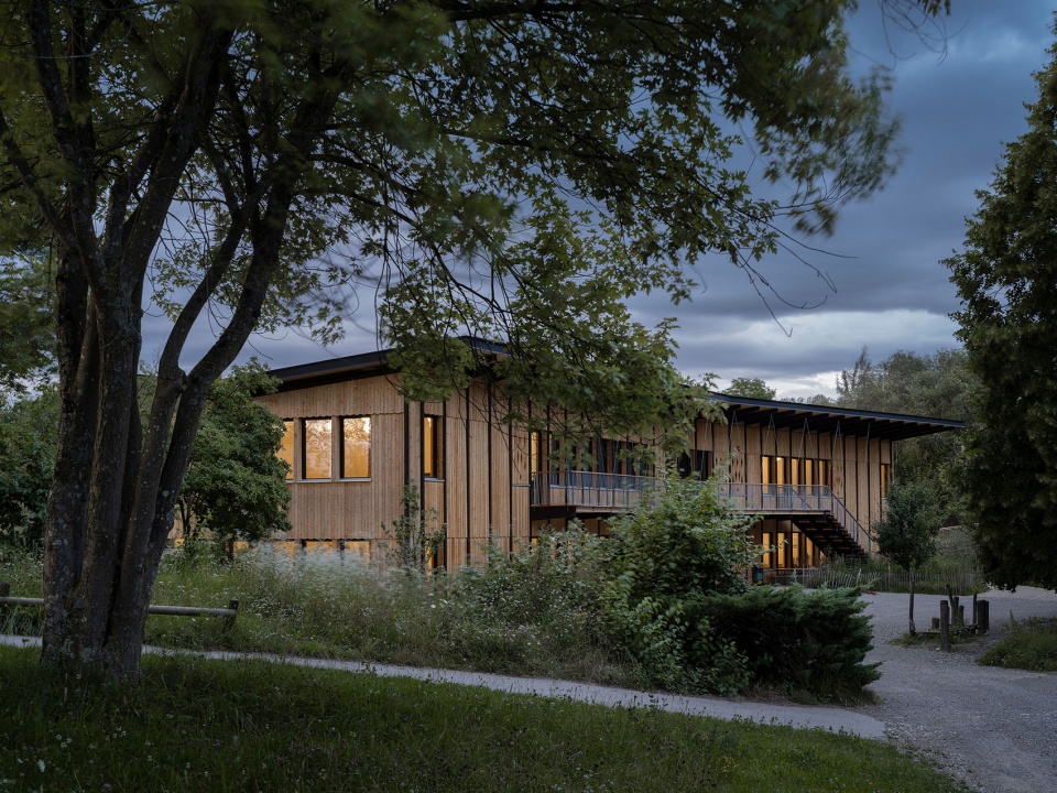 bois genoud second pavilion by local architecture