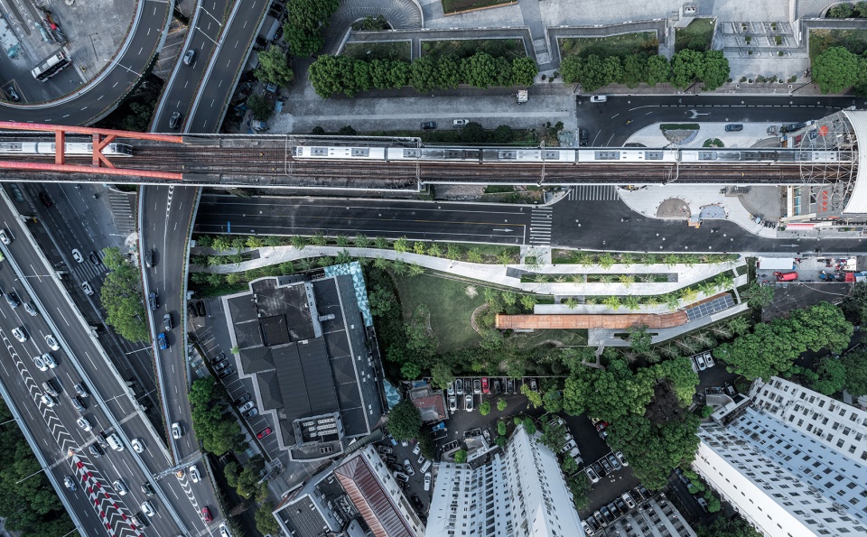 caoxi road pocket park shanghai by viascape design