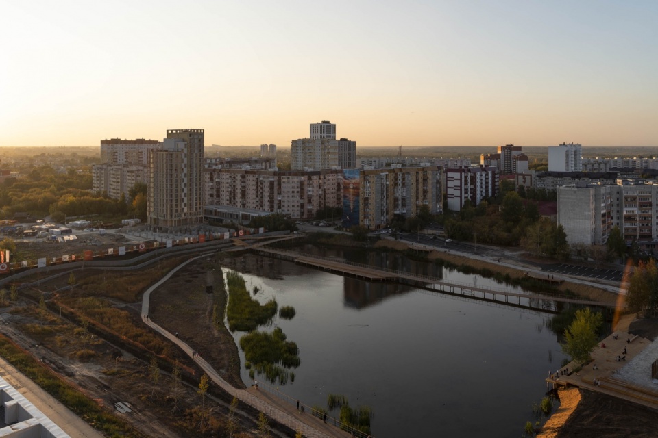 Revitalisation of Tikhoye lake by Novascape Brusnika Design