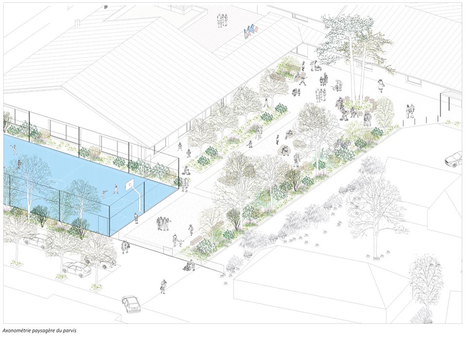 Jean de la Fontaine kindergarten school by ALTA