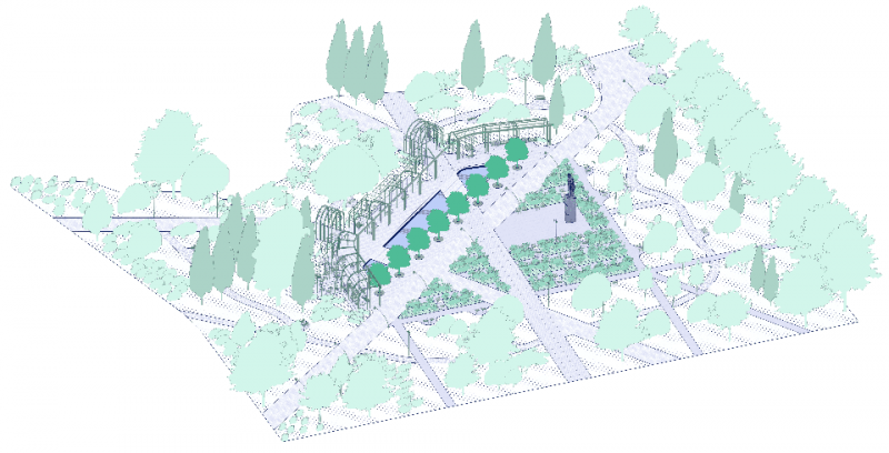 stereo park landscape in sochi by utro