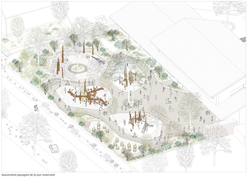 Jean de la Fontaine kindergarten school by ALTA