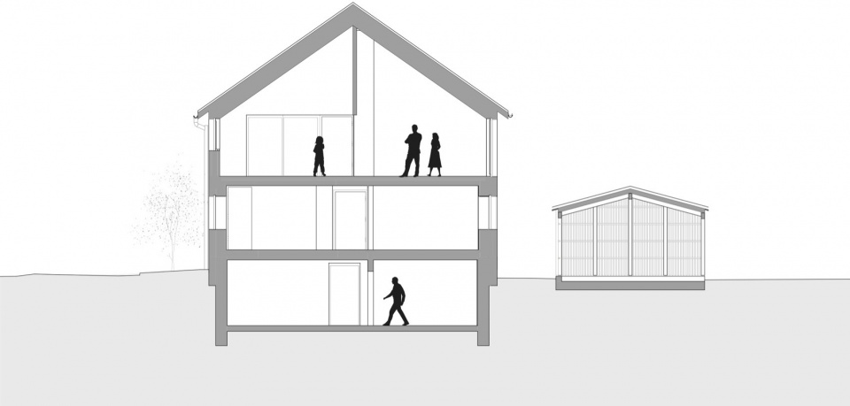 From a detached house to a semi detached house