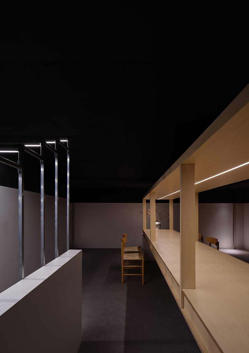 sunset signal office space by point depth design
