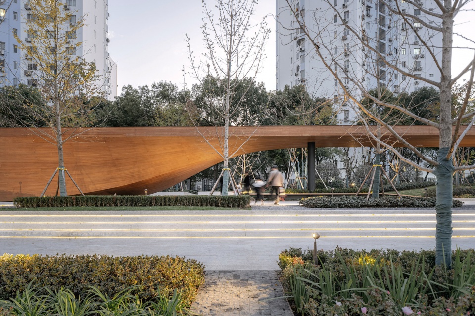 caoxi road pocket park shanghai by viascape design