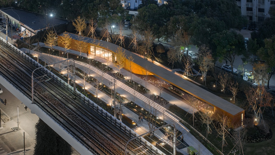 caoxi road pocket park shanghai by viascape design