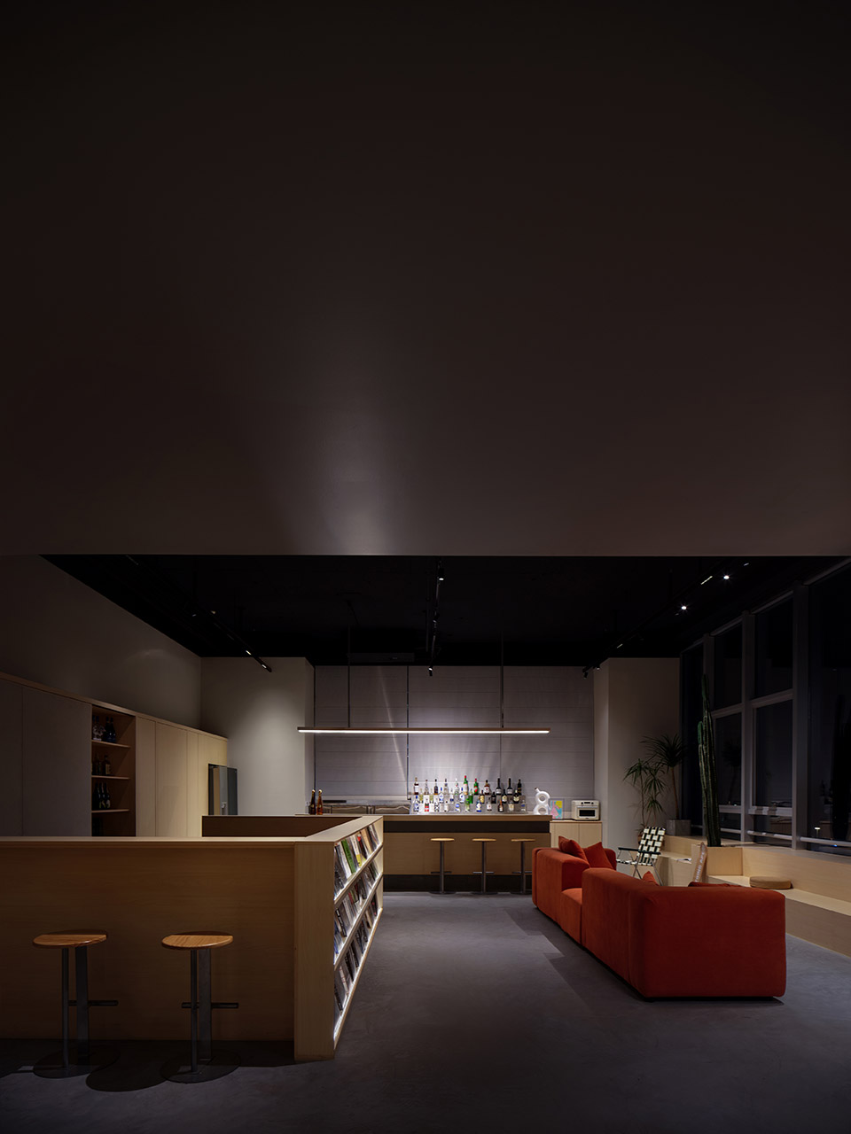 sunset signal office space by point depth design