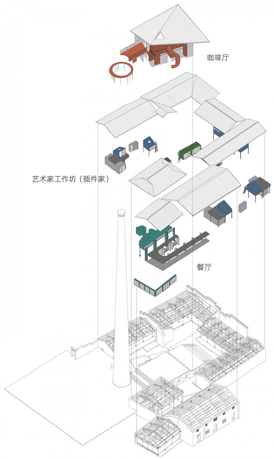 Porcelain Factory Plugin Revival China by Liu Kecheng Design Studio PAO