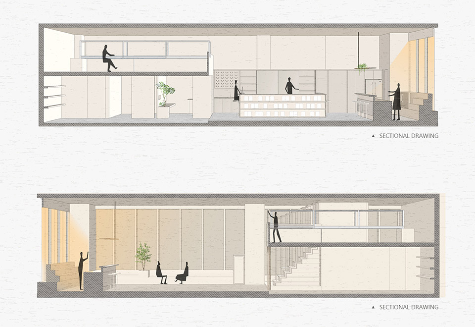 sunset signal office space by point depth design