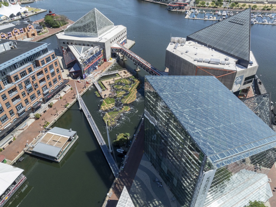 national aquarium harbor wetland by ayers saint gross