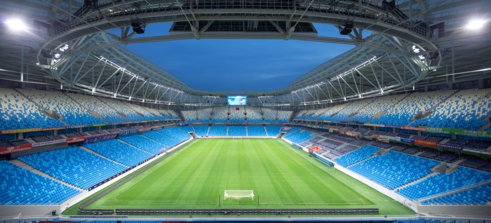 qingdao youth football stadium by cswadi