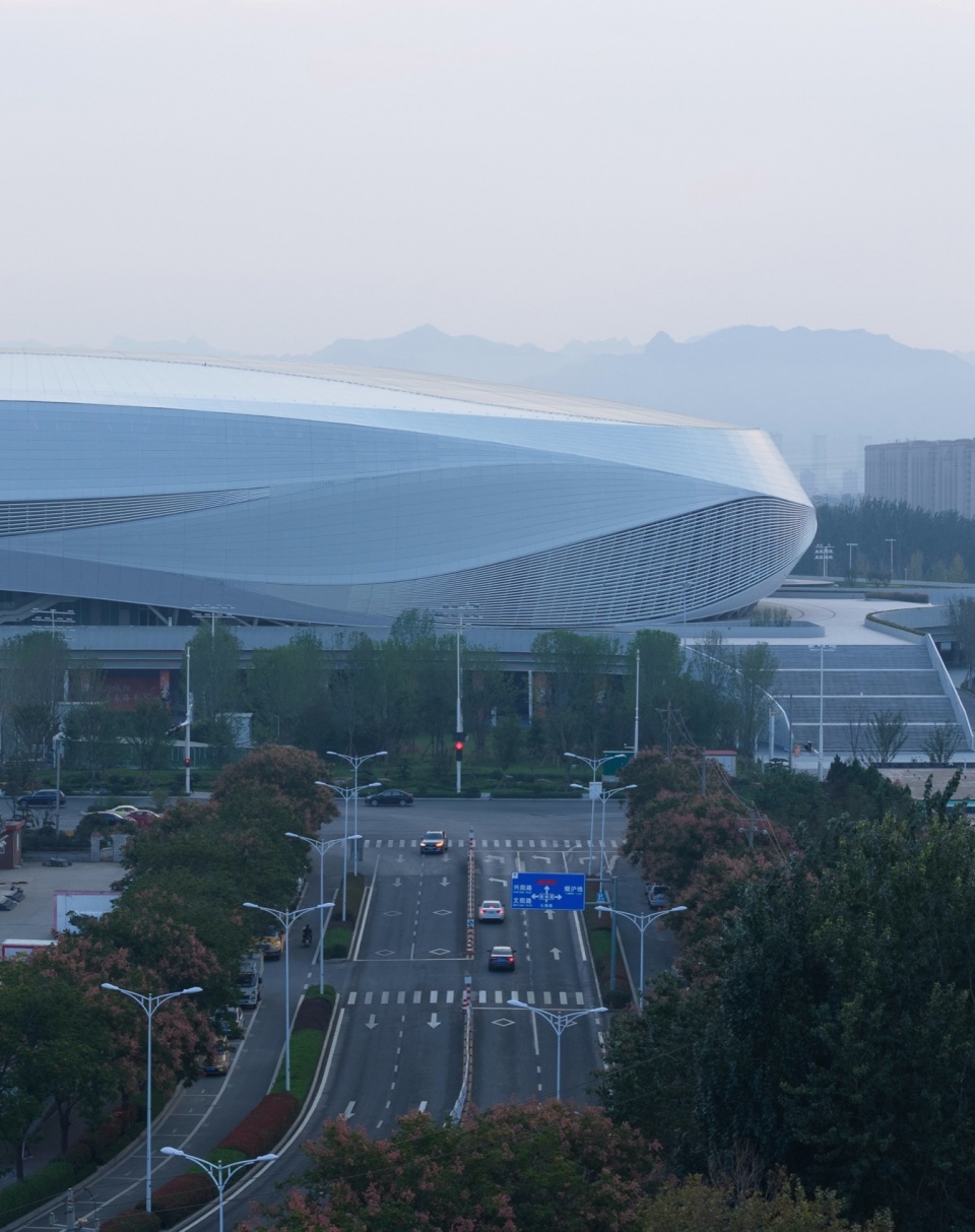 qingdao youth football stadium by cswadi