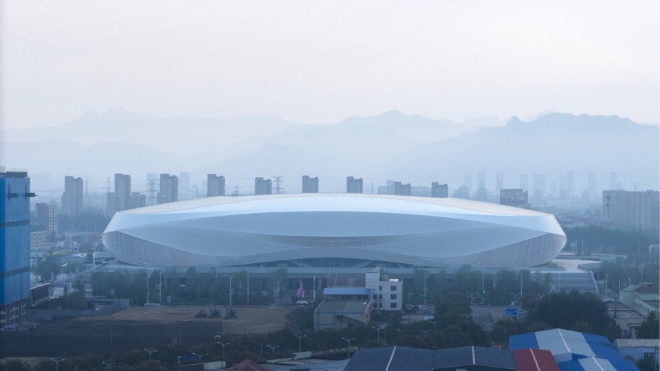 qingdao youth football stadium by cswadi