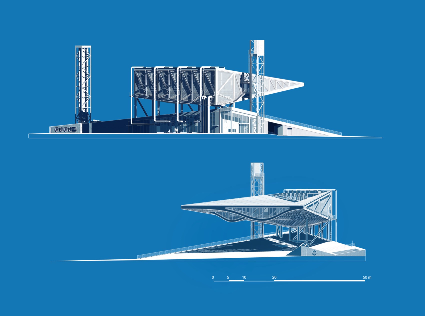 Jingdezhen Taoxichuan Cloud Engine Energy Center China by XING DESIGN