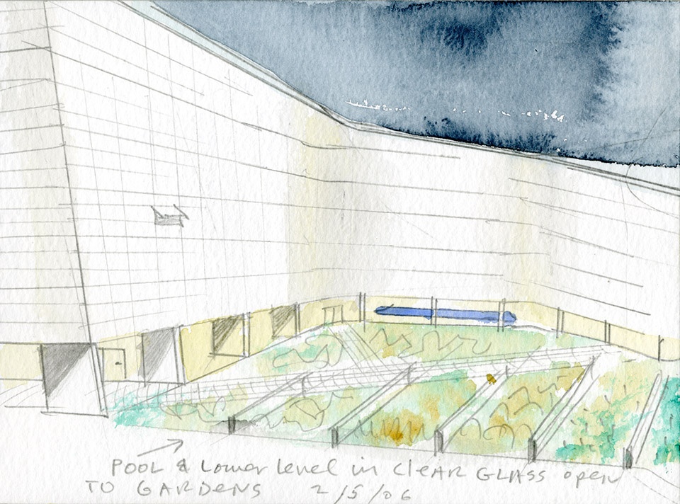 SHA Meander pool garden