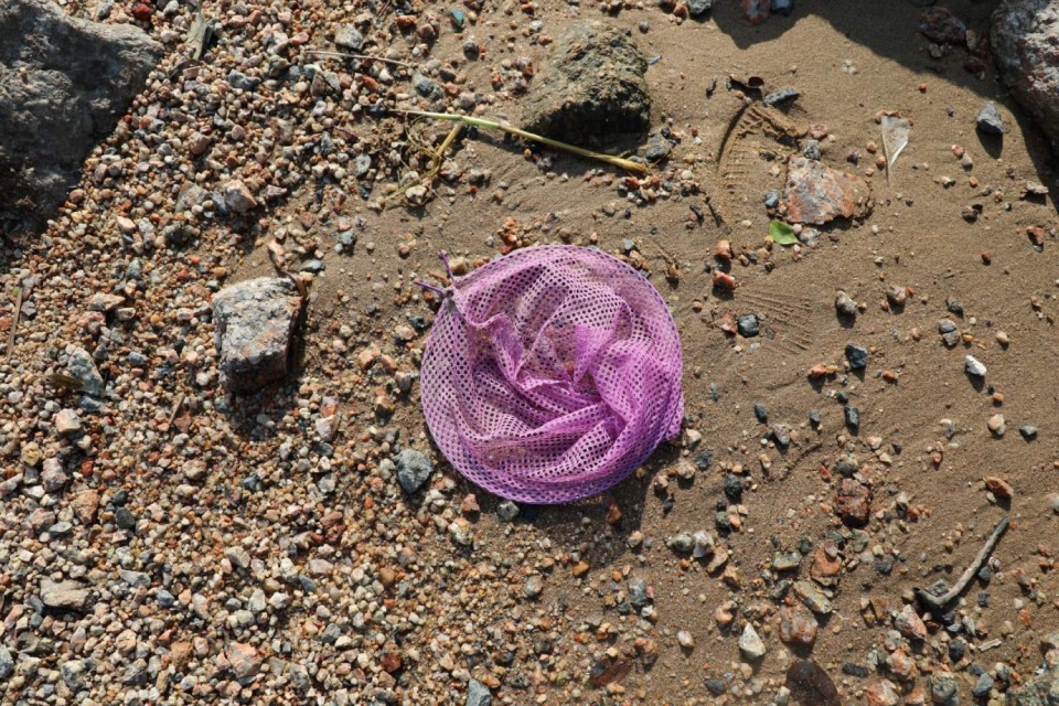 Waste collected at the Shenzhen coast 3 photographs of shenzhen marine fabric