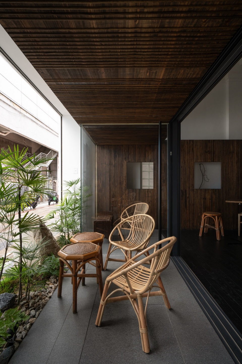 che tea house 外廊缘侧空间1©摄影张超