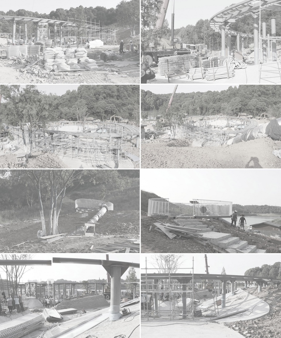 liuquan lake childrens park 54山麓无限探险环施工过程