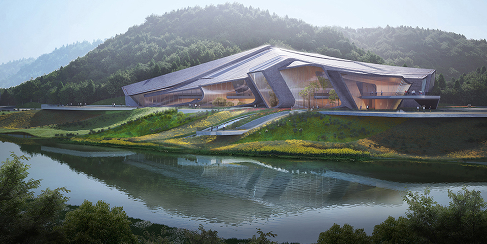 山河绵延 龙门山生物多样性博物馆设计