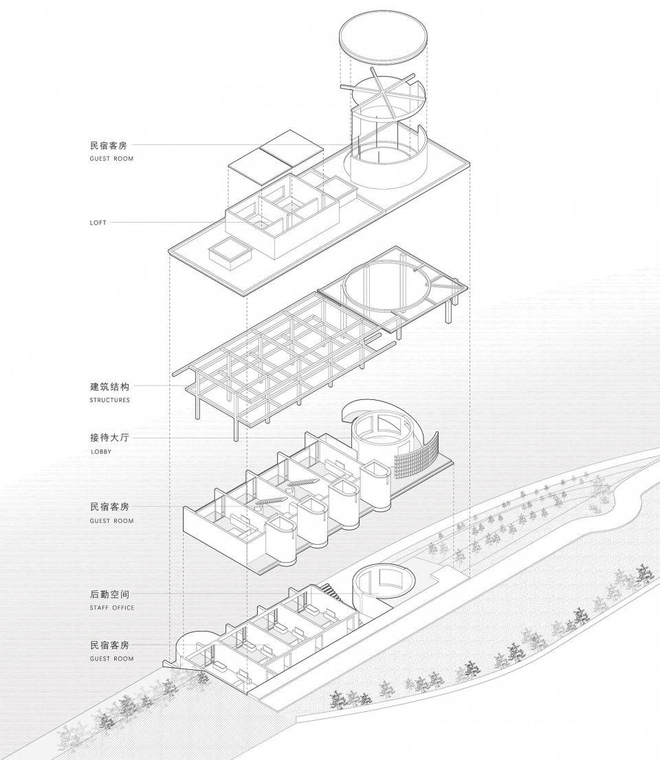 爆炸图 diagram orange bay homestay