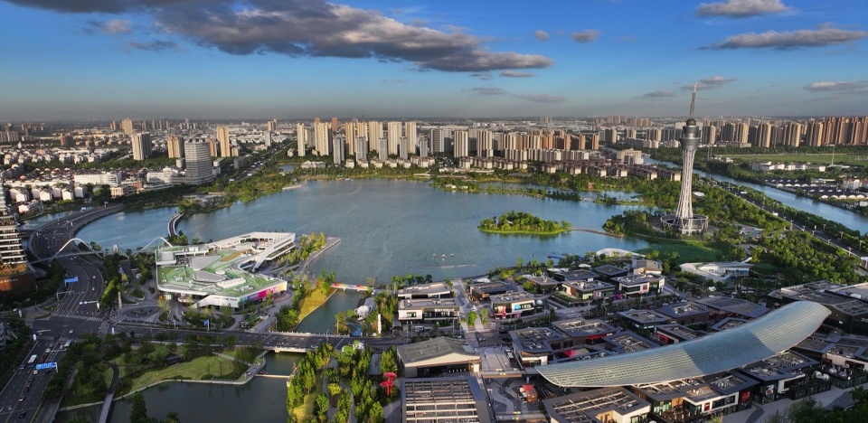 changshu qin lake park by ged