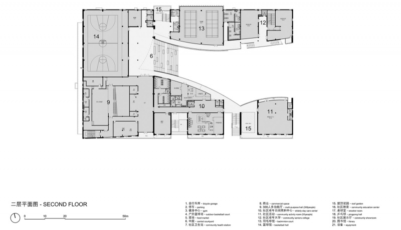 zhelin community center by one design