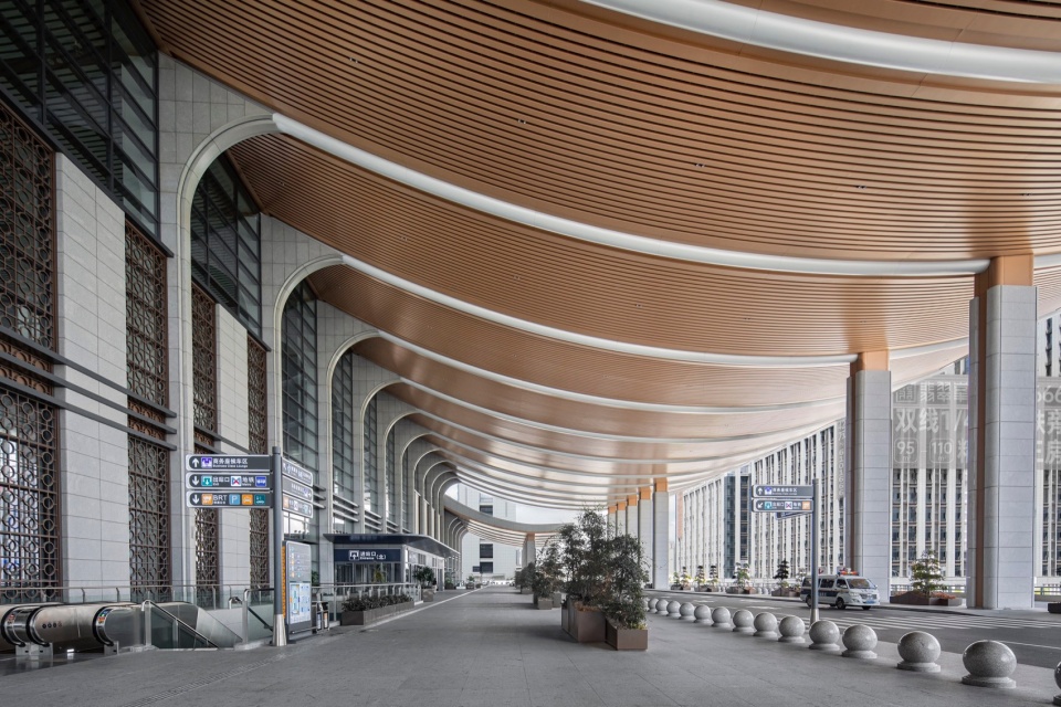 Xiamen North Station Expansion Design by CCDI Beijng Interior Design Center