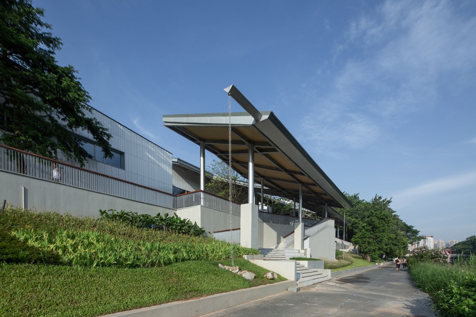 longgang river blueway pavilion by atelier liu yuyang