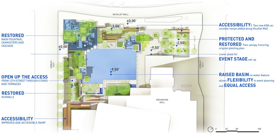 2023 ASLA GENERAL DESIGN AWARD OF HONOR Peavey Plaz by Coen Partners