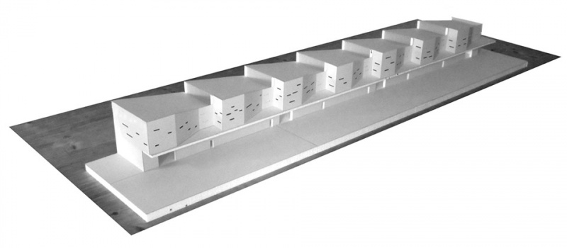 7 wood boxes by lca architetti