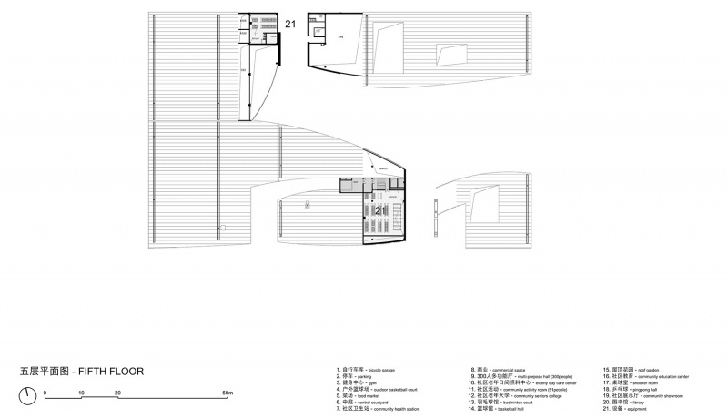 zhelin community center by one design