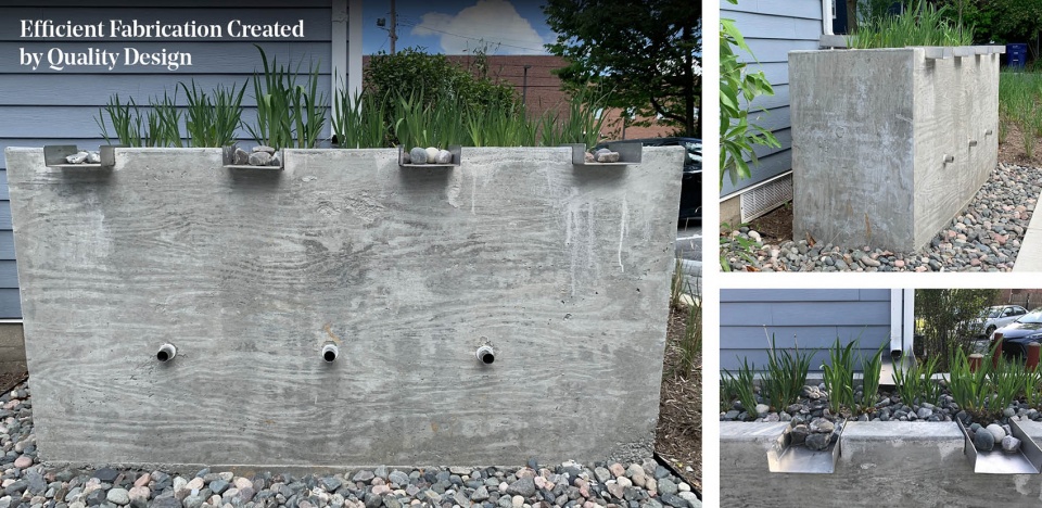 2023 ASLA RESIDENTIAL DESIGN AWARD OF EXCELLENCE The Rain Gardens at 900 Block by Gresham Smith