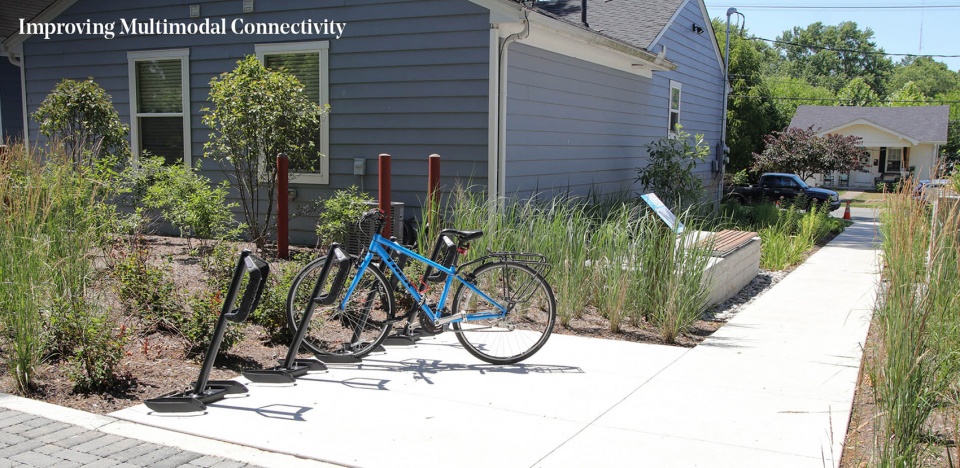 2023 ASLA RESIDENTIAL DESIGN AWARD OF EXCELLENCE The Rain Gardens at 900 Block by Gresham Smith
