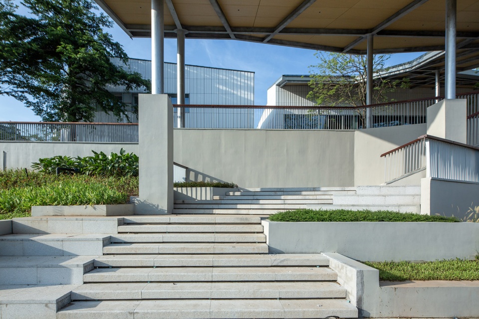 longgang river blueway pavilion by atelier liu yuyang