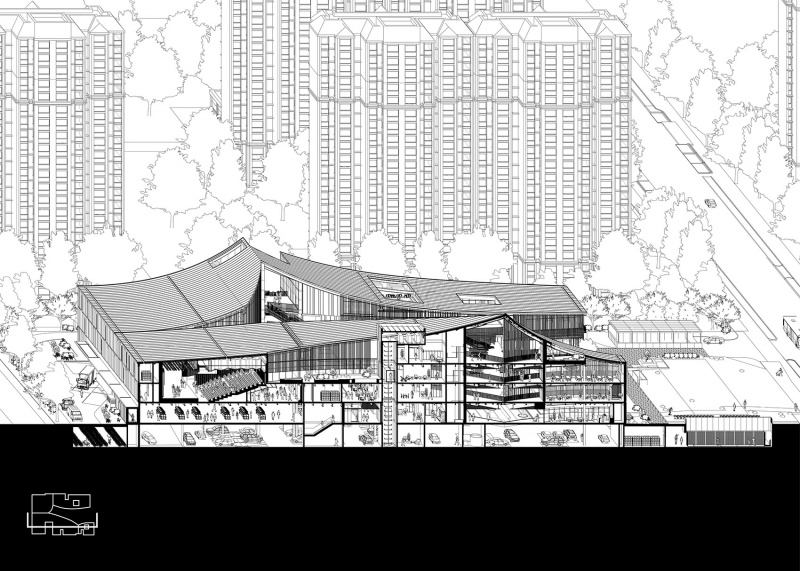zhelin community center by one design