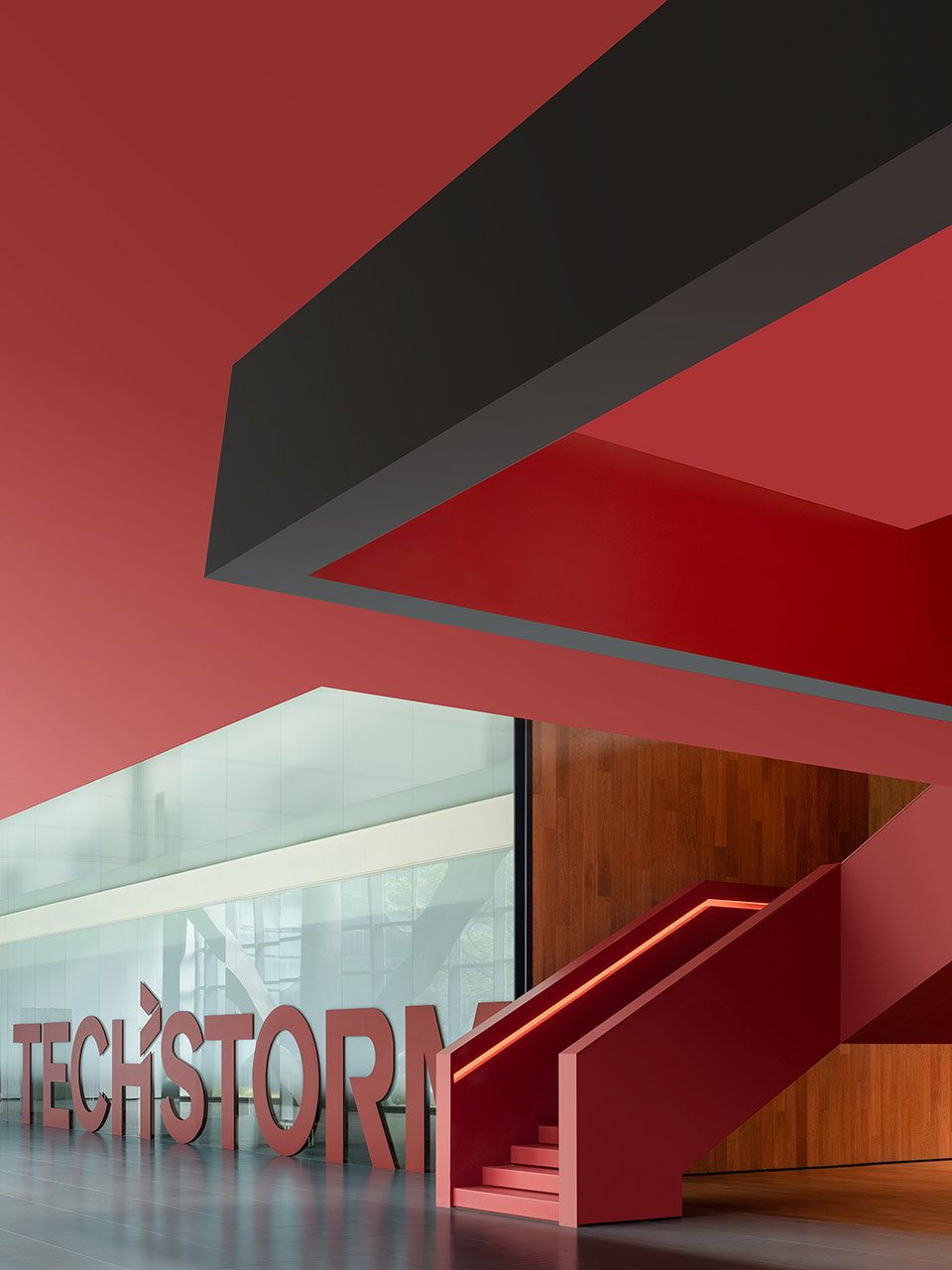 shanghai techstorm exhibition hall by one houses design
