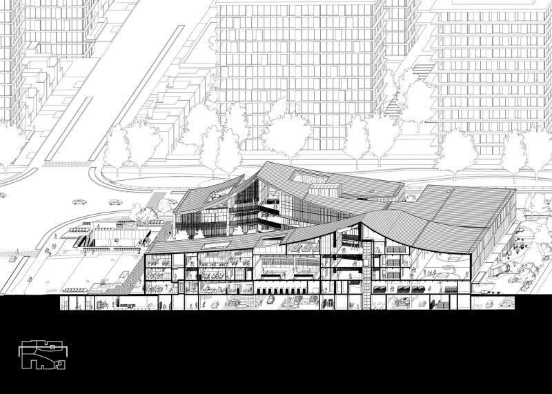 zhelin community center by one design