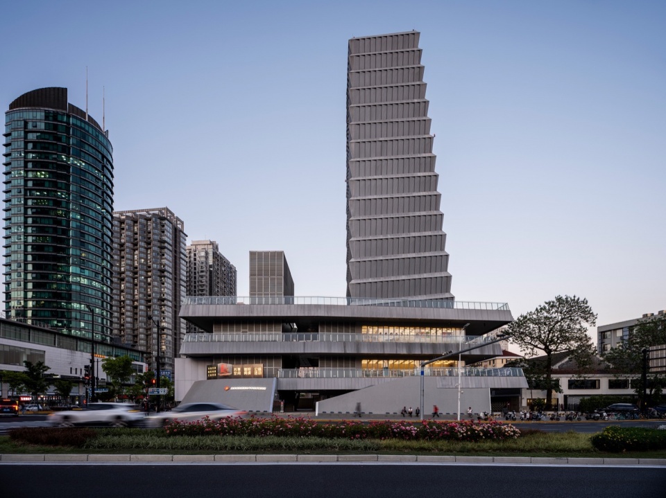 Ventilation Tower at Dongfang Road of East West Passageway and Ventilation Shaft of Pudong Avenue Station on Metro Line 14 Pudong Shangha...