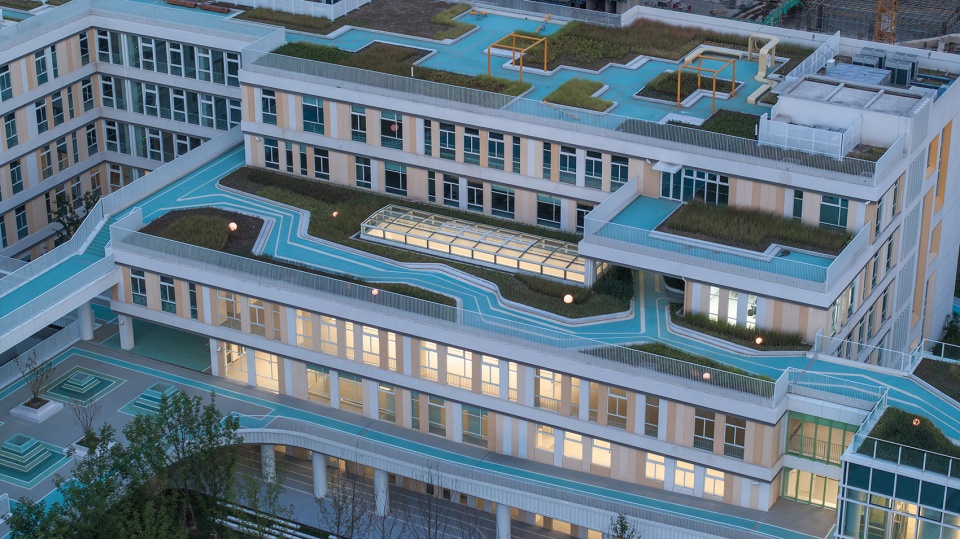 jiading new city of shanghai experimental school by da