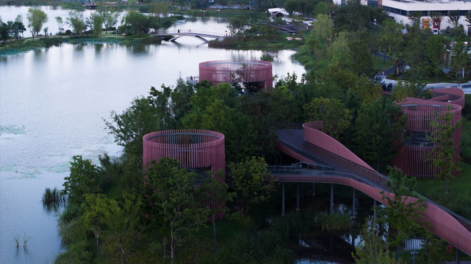 changshu qin lake park by ged