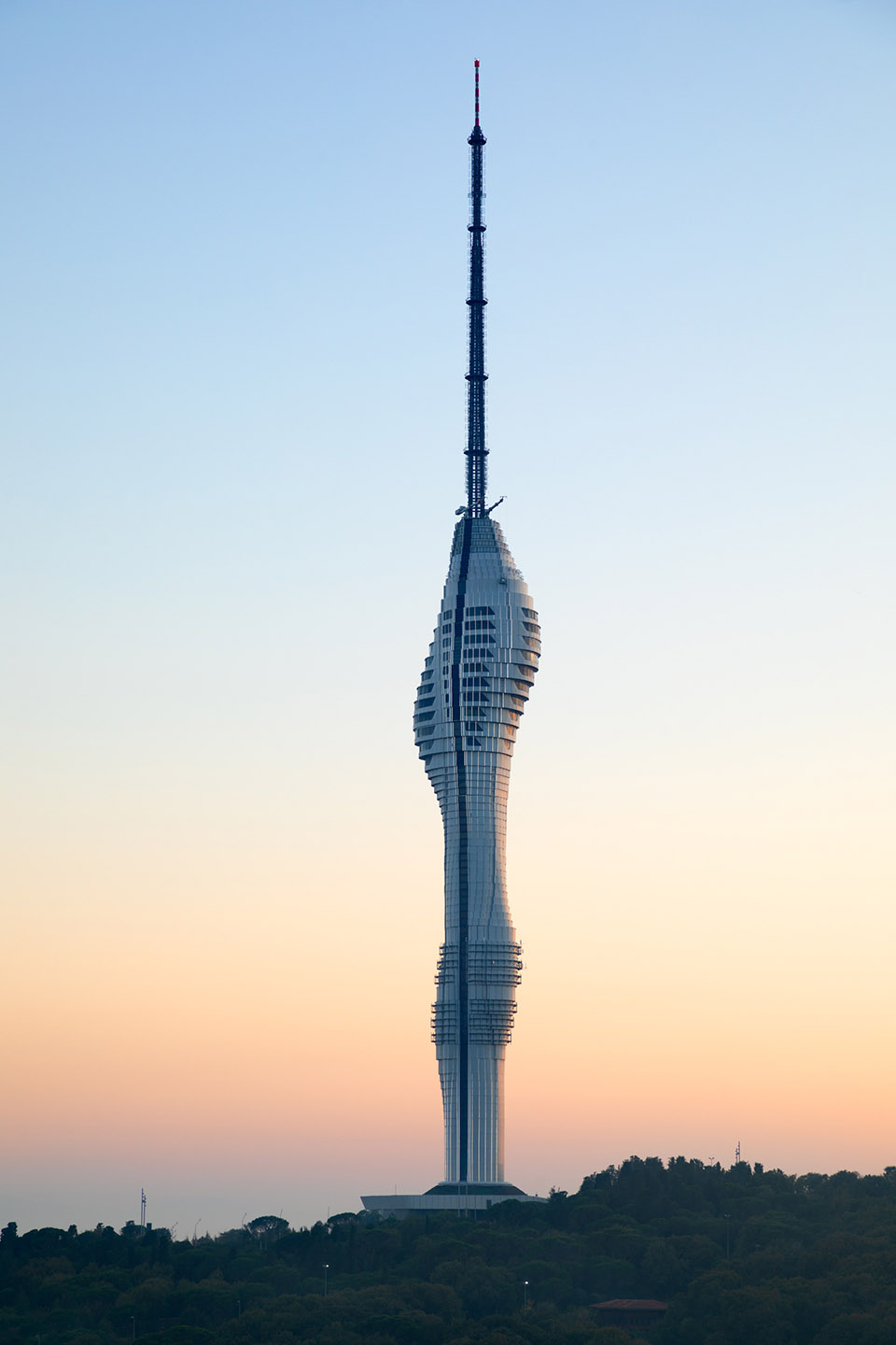 istanbul tv radio tower by maa
