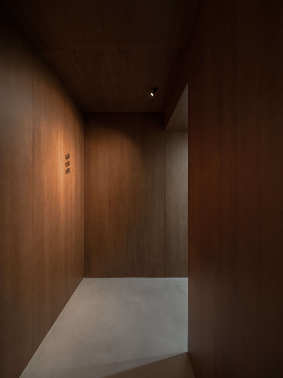 wooden structure in concrete by wuy architects