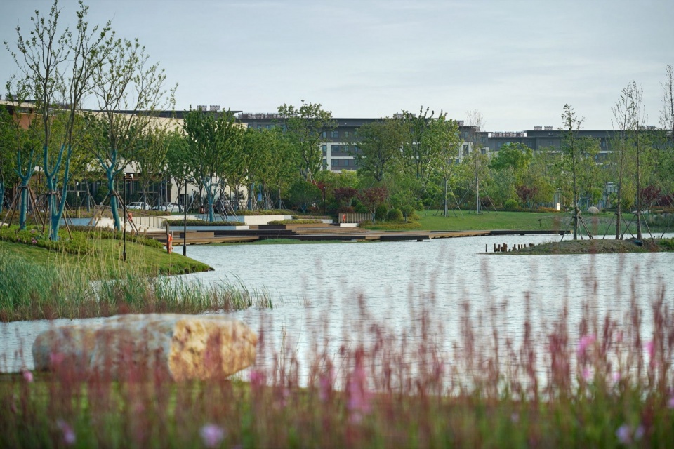 changshu qin lake park by ged