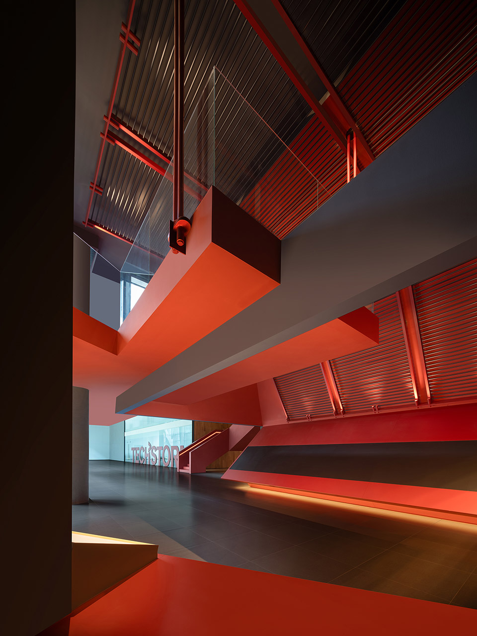 shanghai techstorm exhibition hall by one houses design