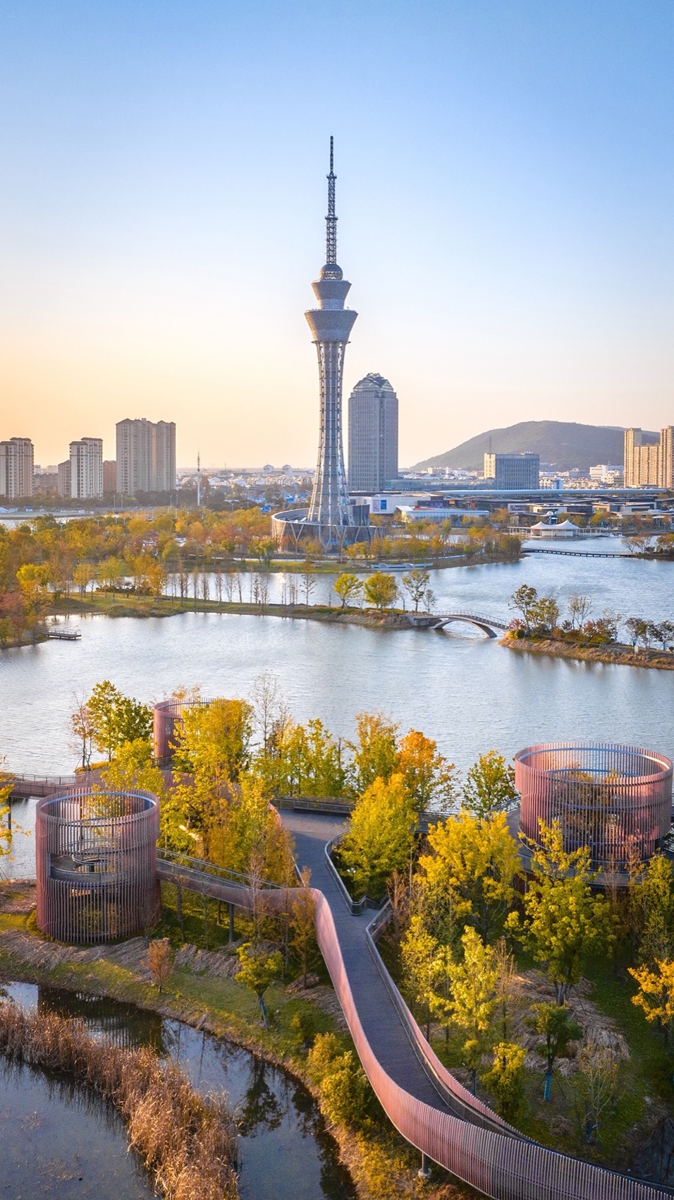 changshu qin lake park by ged