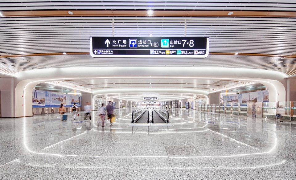 Xiamen North Station Expansion Design by CCDI Beijng Interior Design Center
